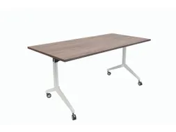 Schaffenburg Klaptafel 160x80cm Blad Havana Kersen 25mm Frame Wit