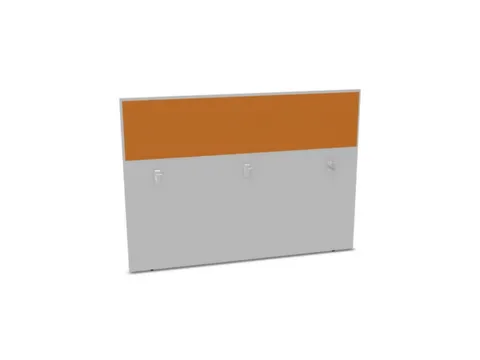 baliepaneel bureau aanbouw achter MP-lichtgrijs BN3005-geel 1600mm