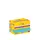 Memoblok Post-it 622 Super Sticky 47,6x47,6mm Playful 12 stuks