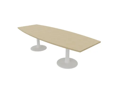 vergadertafel,HxBxD 740x2800x1100mm,vatvormig