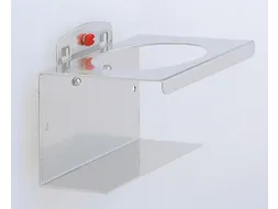 Spuitbushouder Geperforeerde Platen 1-Voudig 100x70mm Aluminium