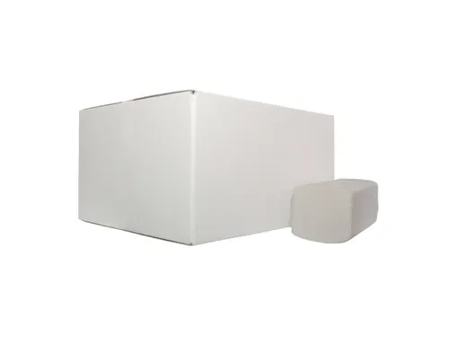Handdoekpapier Z-vouw RW 2lgs 22x22 5cm Wit doos 20x200st