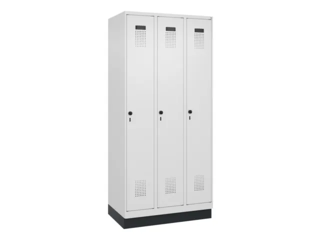 locker voor scheiding van kleding,HxBxD 1950x900x500mm,3vak