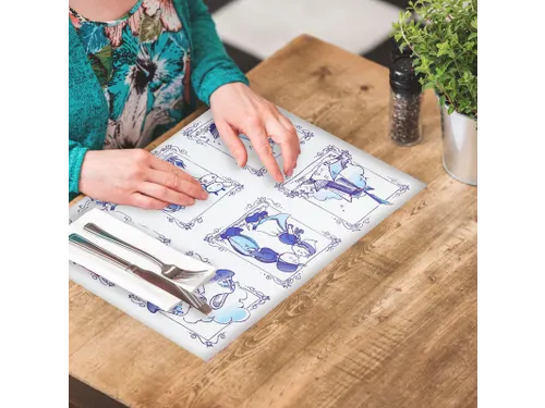 Tork 474566 Placemat Delft-Ware Advanced 1-laags Decor 42x30cm