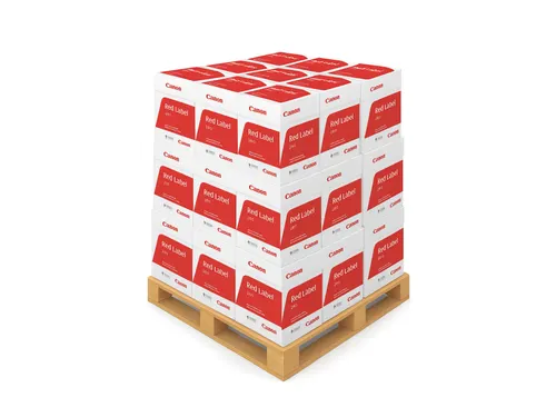 Kopieerpapier Red Label Zero A4 80 Gram Wit Halve Pallet