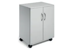 bijzetkast,HxBxD 748x528x400mm,grijs,2niveaus,1 OH