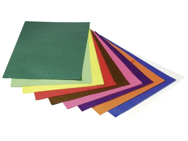 Zijdevloeipapier Folia 50x70cm 20gr nr65 goud 5 vel