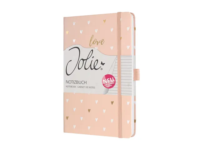 Carnet de notes Sigel Jolie Beauty A5 hardcover ligné 'Rose Love'