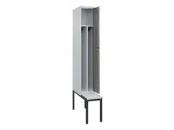 locker met bank,voor scheiding van kleding,HxBxD 2120x300x815mm,1vak