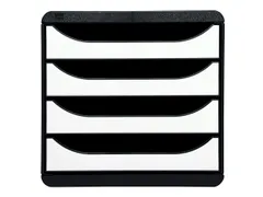 Big-box Classic Ladenblok 4 Laden A4+ Zwart Wit