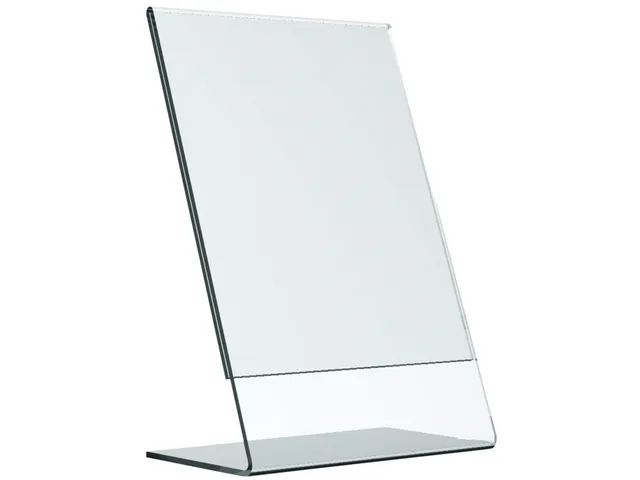 Kaarthouder Europel L-standaard A5 staand acryl