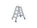 Échelle Pliante Aluminium Double Accès Roulante L 1 71m 2x4marches