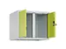 opzetkast,v. locker voor scheiding van kleding,2vak.,vak B 300mm