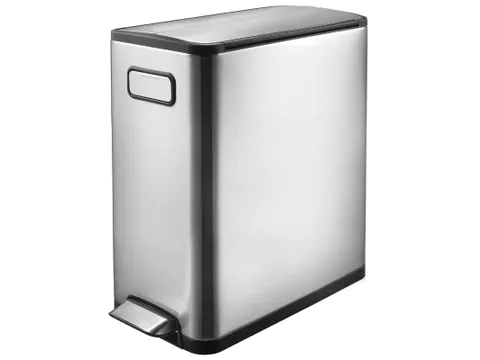 Stijlvolle Pedaalemmer Ecofly Step Bin 20 Liter Mat Rvs