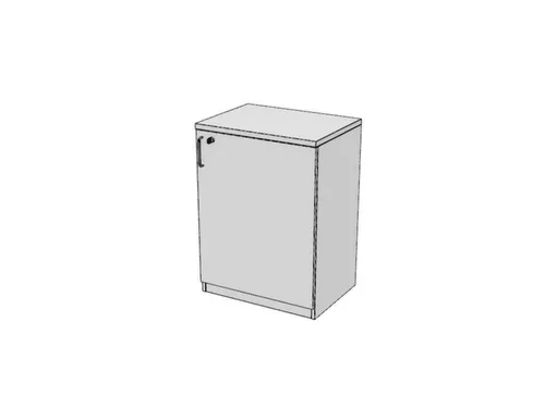 kantoorkast,HxBxD 825x600x445mm,Bl-wit