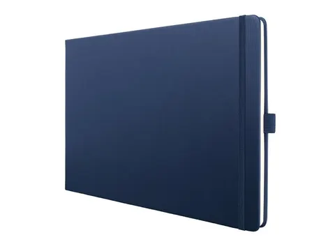Notitieboek Conceptum A4 landsoftcoverape donker blauw blanco hardcove