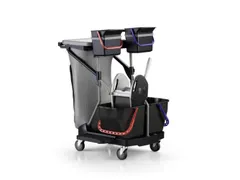 dweilwagen,HxBxD 1060x675x890mm,emmer 2x15l/2x6l zwart