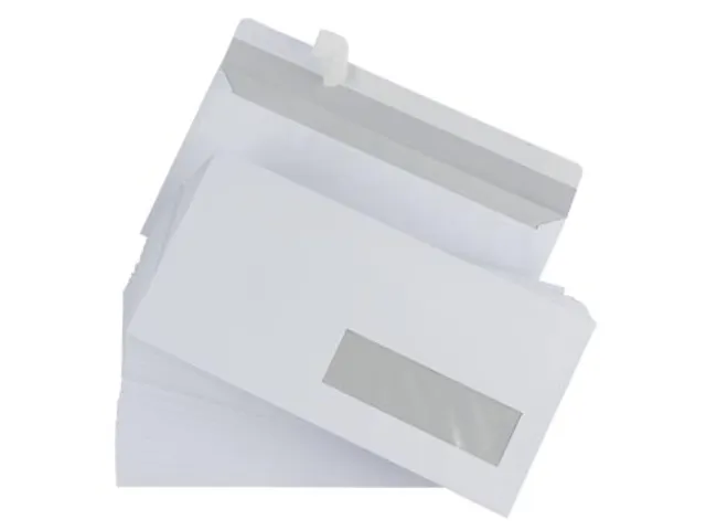 Enveloppen Gallery 110x220mm Venster Rechts 30x100mm Zelfklevend