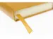 Carnet de croquis Kangaro A6 couverture rigide en PU jaune ocre avec 8