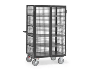 kastwagen,draagverm. 750kg,5etage(s),laadvl. LxB 1000x680mm,houtplaat - 1