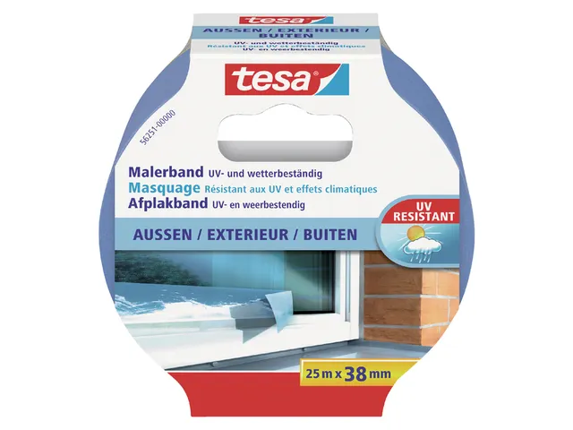 Afplaktape Tesa Precision 38mmx25m outdoor