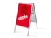 Stop-trottoir A1 Set complet Visuel "Entrée" Rouge