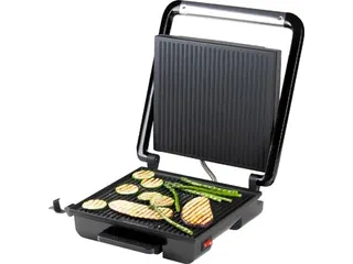 Multifunctionele Contactgrill Inox Zwart - 19