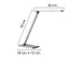 Lampe de bureau Led Terra Gris