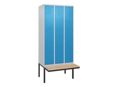 Dubbeldekse dekenkist,HxBxD 2120x900x815mm,3x2vak.,vak B 300mm