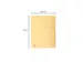 Dossiermap bedrukt 3 kleppen Folio creme, 280 g/m², gerecycleerd