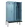 PBM-locker met bank,HxBxD 2120x1200x815mm,4vak,vak B 300mm
