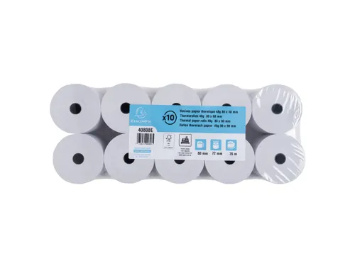 Rollen Voor Kastickets 80x80x12x76, 1 Thermische Laag 55g