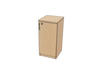 kantoorkast,HxBxD 825x400x445mm,NE-esdoorn - 1
