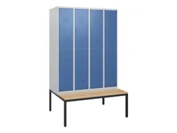 Dubbeldekse dekenkist,HxBxD 1950x1200x815mm,4x2vak.,vak B 300mm