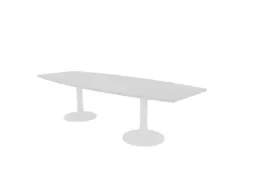 vergadertafel,HxBxD 740x2800x1100mm,vatvormig