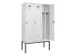 locker voor scheiding van kleding,HxBxD 2120x1200x500mm,3vak