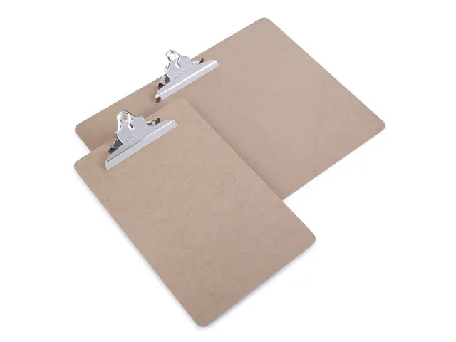 klembord A4+ hardboard bruin