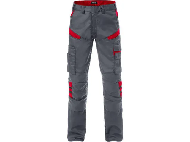 Fristads 2555 STFP werkbroek voor P/COT, grijs/rood, maat D120, per st