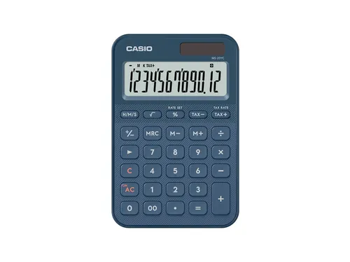 Rekenmachine Casio MS-20YC-NY blauw