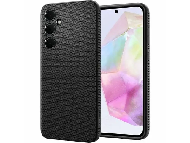 Spigen Case ACS07519 Galaxy A35 (2024) Liquid Air Mat Zwart
