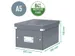 Opbergbox WOW Click & Store 220x160x282mm zwart 84% gerecycled karton