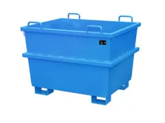 Universele Stortgoedbak Blauw Heftruck Kraantraverse 955x1040x1200mm