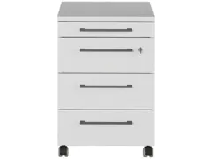 mobiel ladeblok,HxBxD 610x420x400mm,4lade(n),m. beugelgreep