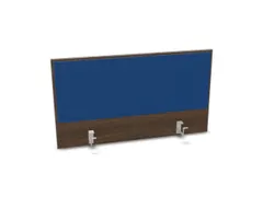 opzetpaneel bureau aanbouw achter NV bruin hickory blauw 1000mm