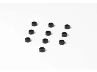 Smit Visual Memomagneten ø 10mm Zwart 10 stuks - 1