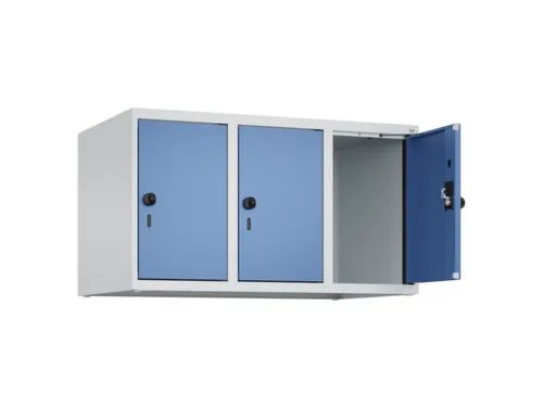 opzetkast,v. locker,3vak.,vak B 300mm,HxBxD 500x900x500mm,draaigrendel