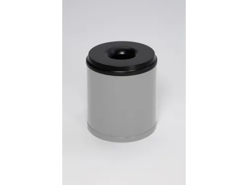 prullenmand zelfblussend 30 liter HxØ 390x375mm kop zwart zilver