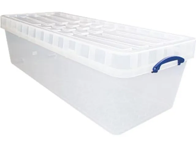 Opbergdoos 134 Liter XL Transparant Stapelbaar