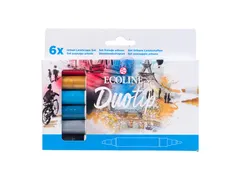 Duotip Talens Ecoline set à 6 stuks stadslandschap