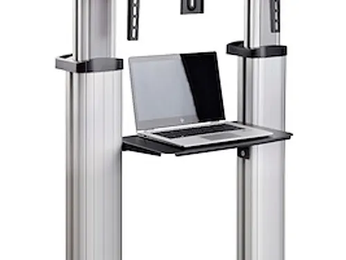 Verrijdbare TV standaard op wielen 60-100inch Flat Screens tot 100kg